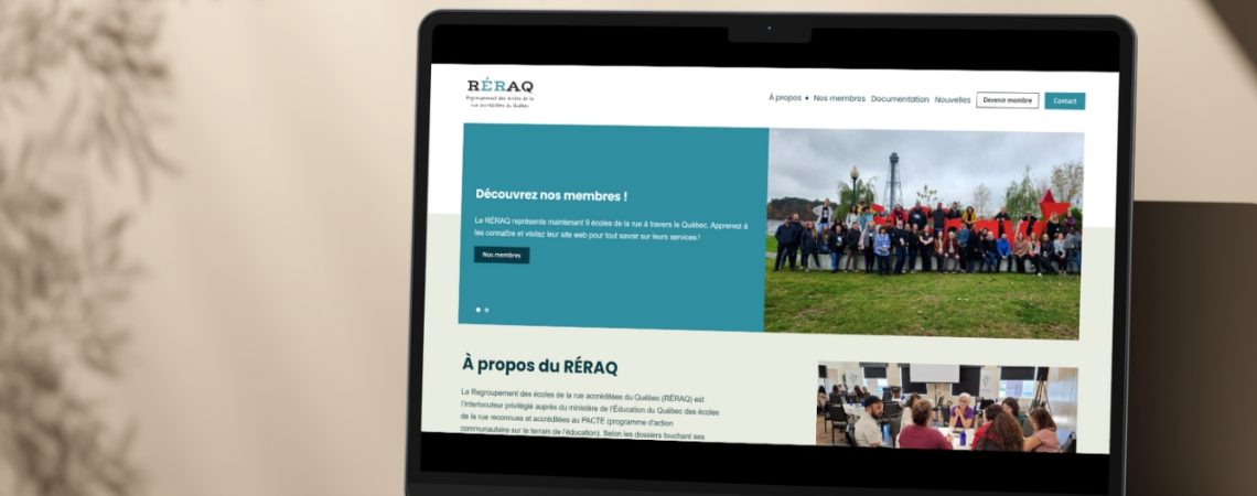 Nouveau site web réraq